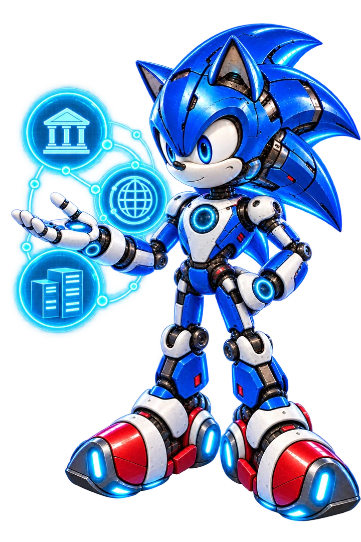 Robotski Sonic prikazuje zaštićena sredstva povezana s bankom, likvidnošću i tržištem